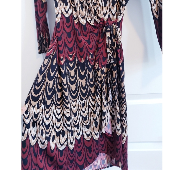 BCBG Long-Sleeve Wrap Dress - Size XXS - Picture 8 of 10